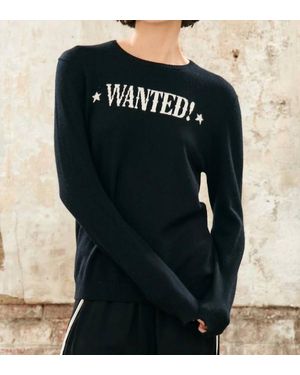 Jumper 1234 Cashmere Wanted Crew - Black