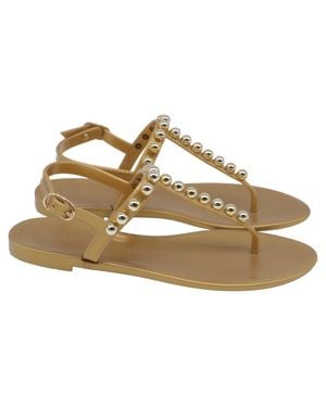 Stuart Weitzman Goldie Jelly Sandals - Metallic