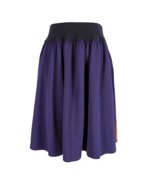 Marni Knitted Waistband Mini Skirt - Blue