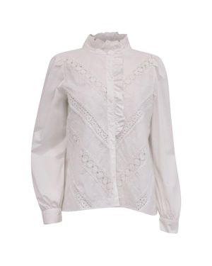 Sezane Chlo Shirt - Gray