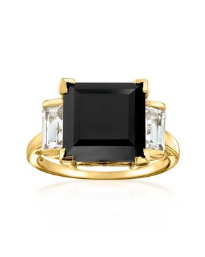 Ross-Simons Onyx And Topaz Ring - Black