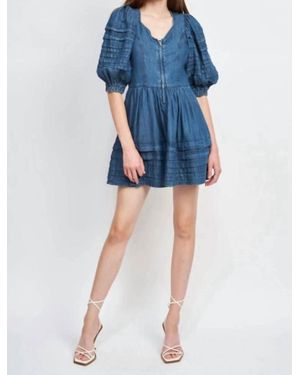 En Saison Sere Mini Dress - Blue