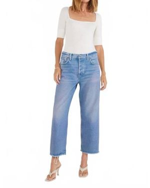 eTica Altin Loose Fit Crop Jeans - Blue