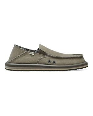 Sanuk Sidewalk Surfer St Hemp Shoe - Green