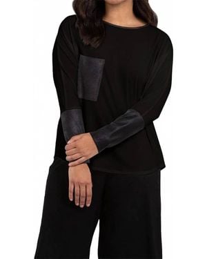 Sympli Nu Cinch Top - Black