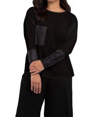 Sympli Nu Cinch Top - Black