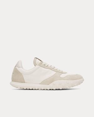 Jil Sander Vapour Low Top Shiny Sneakers - White