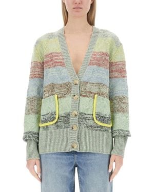 Cormio Renato" Cardigan - Green