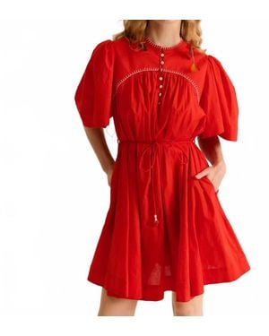 Carolina K Kerry Mini Dress - Red