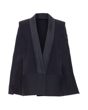 Victoria Beckham No.13 Cape Jacket - Blue