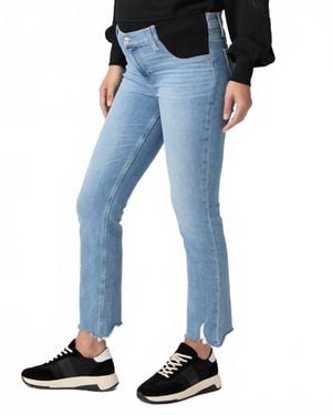 PAIGE Cindy Maternity Straight Jean - Blue
