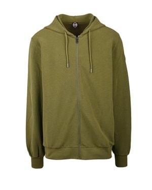 Colmar Zip Cotton-Blend Hoodie - Green