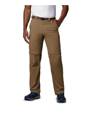 Columbia Ridge Pants Omni-Shade Convertible Hiking Jzz530 - Natural