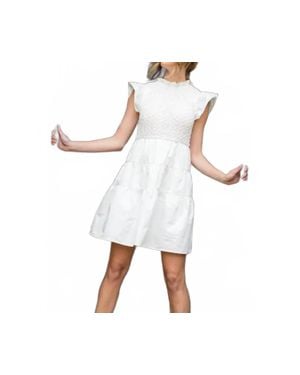 Thml Pearl Mini Dress - White