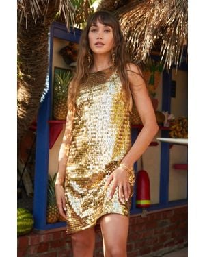 Trina Turk Koa Dress - Metallic