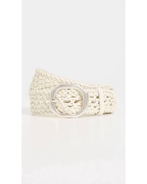 Rag & Bone Audrey Woven Belt - Natural