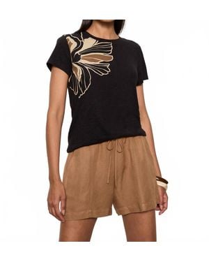 Sanctuary Lotus Placement Perfect Tee - Black