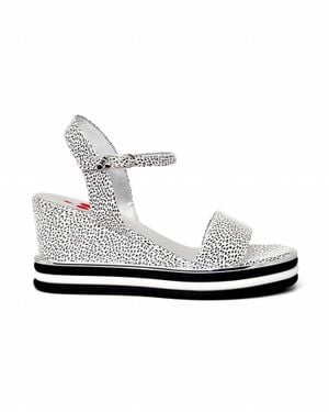 Fundae Ice Cream Sandwedge Vegan Sandals - White
