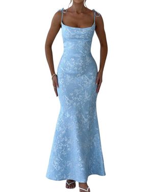 Luna Tuccini Maxi Dress - Blue