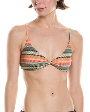 Volcom Sol Song V-Neck Bikini Top - Green