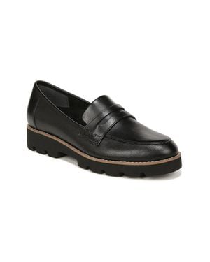 Vionic Charm Cheryl Ii Loafer Leather Slip On Shoes Hawk2360 - Black