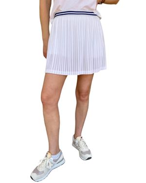 Rally Club Maria Pleated Skirt - White
