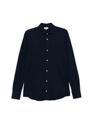 Doppiaa Pollina Classic Button-Down Shirt - Blue
