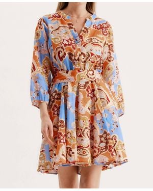tyler boe Gabriella Linen Dress - White