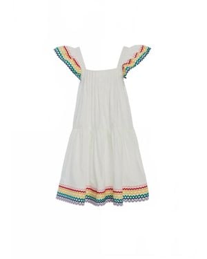 Sea Girl's Ria Dress - White