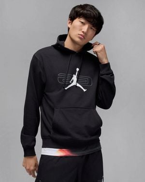 Nike Air Sport Crossover Hoodie Fleece Long Sleeve Dsgl1315 - Gray