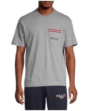 Bally Short Sleeve Pocket T-Shirt - Gray