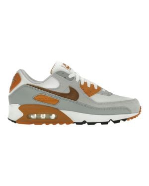 Nike Air Max 90 Fn6958-100 Sneakers Light British Tan Running Shoes - Gray