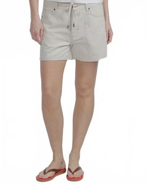 FRAME Off Duty Long Hang Shorts - Gray