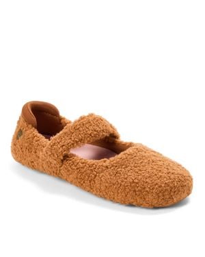 Dearfoams Haddy Teddy Flat - Brown