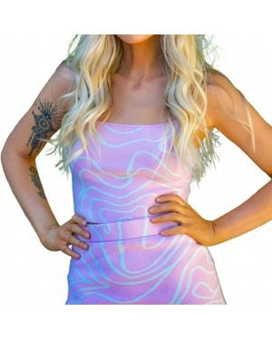 Disco Avenue Wave Wanderlust Top - Purple