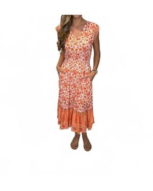 Walker & Wade Allison Dress - Red