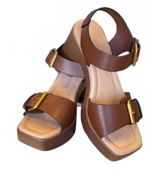 Chinese Laundry Drew Leather Heel - Brown