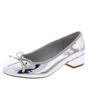 Steve Madden Cherish Bow Slip On Pumps - Metallic
