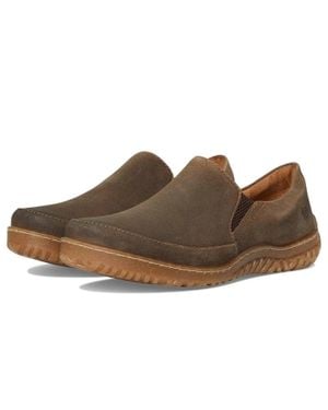 Born Breck Loafer Taupe Leather Slip On Comfort Shoes Zogg3584 - Brown