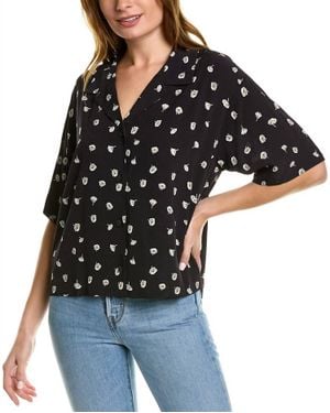 Rag & Bone Reed Floral Shirt - Black
