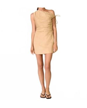 Line & Dot Lelio Mini Dress - Natural