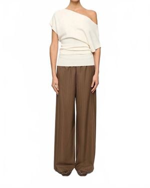 Clea Aveline Knit Top - Natural