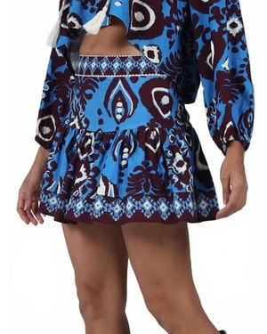 Aylaya Ocean Treasure Skirt - Blue