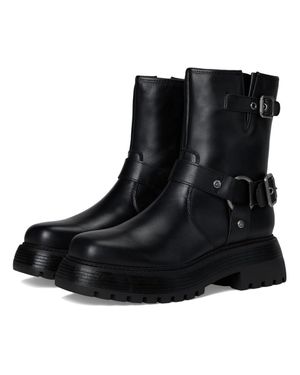 Circus by Sam Edelman Circus Ny By Sam Edelman Hadley Leather Combat Boots Zap583 - Black