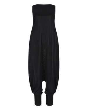 Paloma Wool Strapless Voluminous Harem Dress - Black