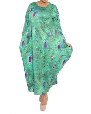 Kara Chic Flowing Muse Dress - Green