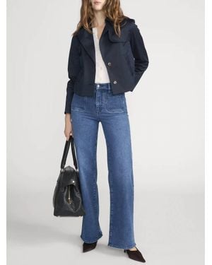 FRAME Le Slim Palazzo Modernist Jean - Blue