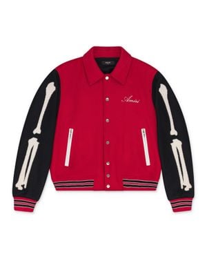 Amiri Chi Xo Bones Jacket - Red