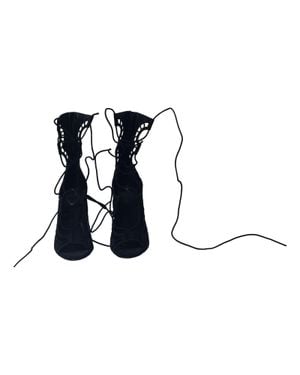 Giuseppe Zanotti Lace Up Gladiator Heels - White