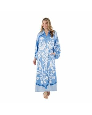 Emily Mccarthy Fiona Dress - Blue